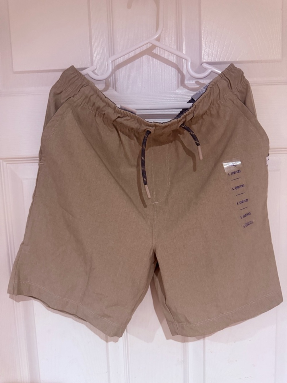 Tommy Bahama Tan Drawstring Kids Shorts